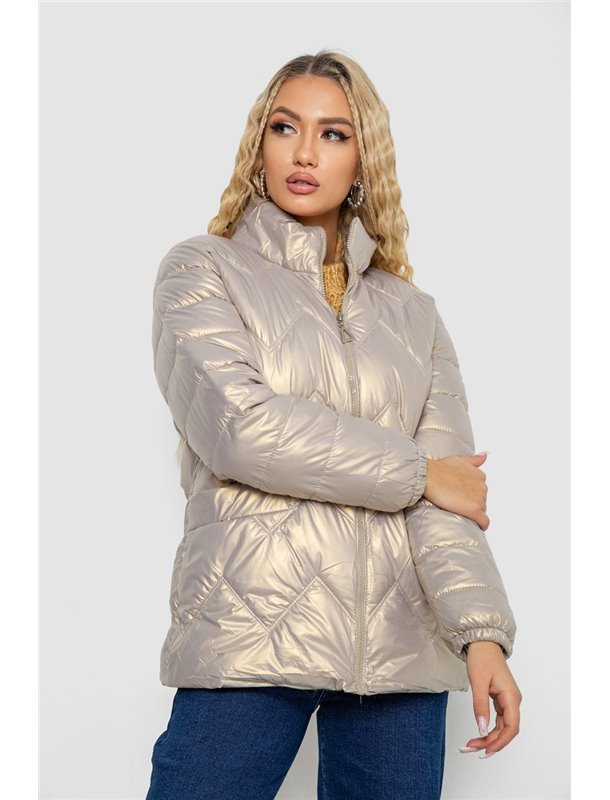 Куртка жіноча демісезонна, колір бежевий, 243R226 243R226 AGER фото - Luxbikini
