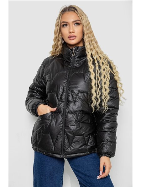 Куртка жіноча демісезонна, колір чорний, 243R005 243R005 AGER фото - Luxbikini