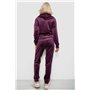 Спортивний костюм жіночий велюровий, колір сливовий, 257R4122 257R4122 AGER фото - Luxbikini