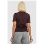 Жіноча футболка з принтом, колір шоколадний, 241R137 241R137 AGER фото - Luxbikini