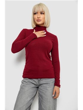 Гольф жіночий однотонний в рубчик, колір синій, 257R101 257R101 AGER фото - Luxbikini