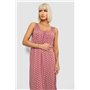 Сарафан жіночий в горох, колір пудровий, 257R733 257R733 AGER фото - Luxbikini