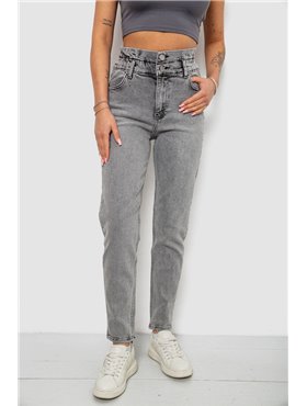 Жіночі джинси Baggy paperbag, колір сірий, 244R00109 244R00109 AGER фото - Luxbikini