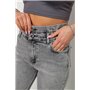 Жіночі джинси Baggy paperbag, колір сірий, 244R00109 244R00109 AGER фото - Luxbikini