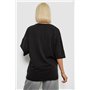 Футболка жіноча з принтом, колір чорний, 244R2020 244R2020 AGER фото - Luxbikini