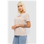 Футболка жіноча з принтом, колір бежевий, 244R2802 244R2802 AGER фото - Luxbikini
