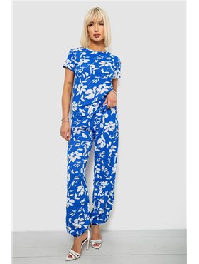 Костюм жіночий повсякденний з принтом, колір синій, 257R815 257R815 AGER фото - Luxbikini