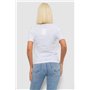 Жіноча футболка з принтом, колір білий, 241R138 241R138 AGER фото - Luxbikini