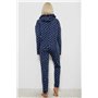 Костюм жіночий домашній з принтом, колір синій, 257R1115 257R1115 AGER фото - Luxbikini