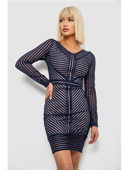 Сукня жіноча на підкладці, колір синій, 230R326 230R326 AGER фото - Luxbikini