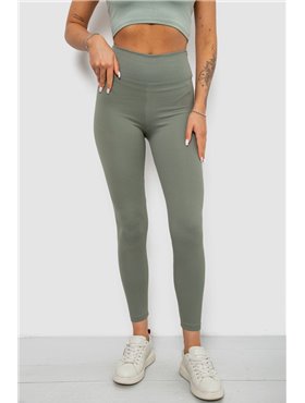 Лосини однотонні в рубчик, колір оливковий, 244R312-5 244R312-5 AGER фото - Luxbikini