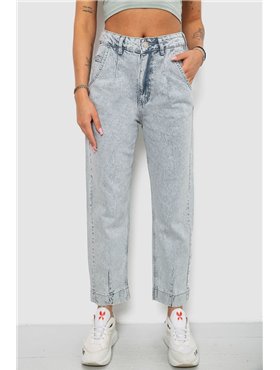 Джинси жіночі MOM, колір блакитний, 244R1905S21 244R1905S21 AGER фото - Luxbikini