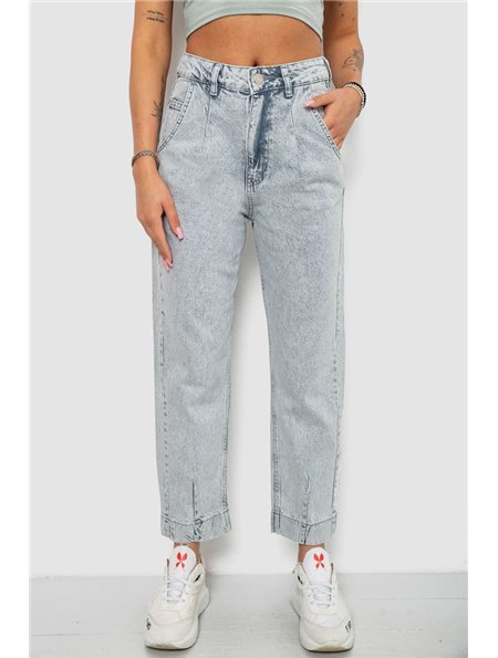 Джинси жіночі MOM, колір блакитний, 244R1905S21 244R1905S21 AGER фото - Luxbikini