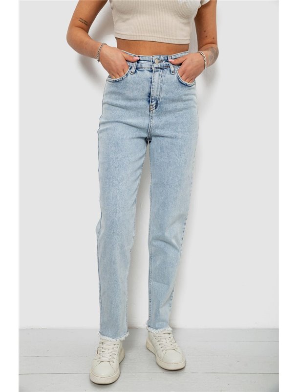 Джинси жіночі Banan, колір блакитний, 244R9007 244R9007 AGER фото - Luxbikini