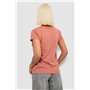 Футболка жіноча однотонна, колір пудровий, 244R2806 244R2806 AGER фото - Luxbikini