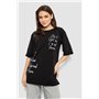 Футболка жіноча з принтом 0, колір чорний, 244R1024-1 244R1024-1 AGER фото - Luxbikini