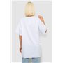 Футболка жіноча з принтом, колір білий, 244R2514 244R2514 AGER фото - Luxbikini