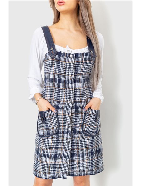 Сарафан жіночий, колір синьо-сірий, 230R107 230R107 AGER фото - Luxbikini