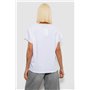 Футболка жіноча з принтом, колір білий, 244R2039 244R2039 AGER фото - Luxbikini