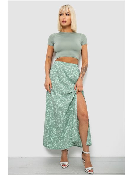 Спідниця софт однотонна в горошок, колір червоний, 257R11-1 257R11-1 AGER фото - Luxbikini