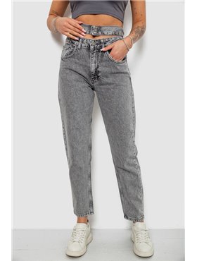 Джинси жіночі MOM, колір сірий, 244R1904S21 244R1904S21 AGER фото - Luxbikini