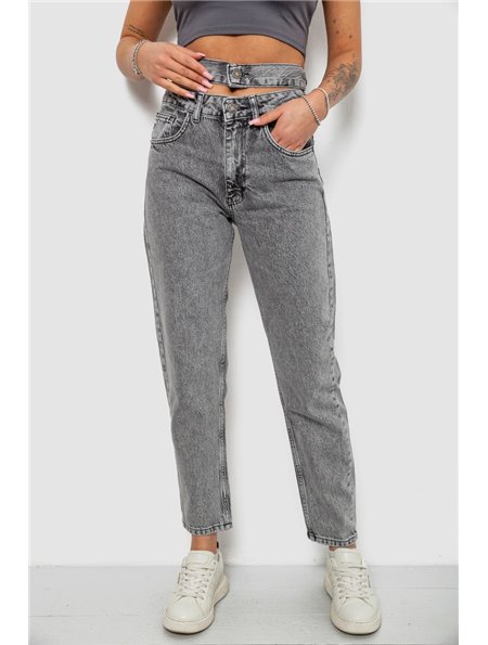 Джинси жіночі MOM, колір сірий, 244R1904S21 244R1904S21 AGER фото - Luxbikini