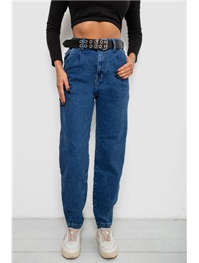 Джинси жіночі однотонні Balon, колір синій, 244R001156 244R001156 AGER фото - Luxbikini