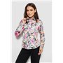 Сорочка з квітковим принтом, колір блакитний, 230R225 230R225 AGER фото - Luxbikini