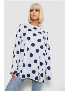 Світшот жіночий в горох, колір молочний, 257R332-1 257R332-1 AGER фото - Luxbikini