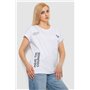 Футболка жіноча з принтом, колір білий, 244R2318-5 244R2318-5 AGER фото - Luxbikini