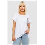 Футболка жіноча з принтом, колір білий, 244R2430 244R2430 AGER фото - Luxbikini