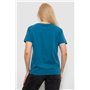 Футболка жіноча однотонна, колір джинс, 244R802-5 244R802-5 AGER фото - Luxbikini