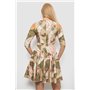 Сукня жіноча з принтом, колір оливковий, 230R182 230R182 AGER фото - Luxbikini