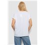 Футболка жіноча з принтом, колір білий, 244R3016 244R3016 AGER фото - Luxbikini