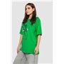Футболка жіноча з принтом, колір зелений, 244R2009 244R2009 AGER фото - Luxbikini