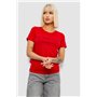 Футболка жіноча з принтом, колір червоний, 244R2002 244R2002 AGER фото - Luxbikini