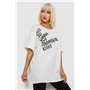 Футболка жіноча з принтом, колір молочний, 244R4001 244R4001 AGER фото - Luxbikini