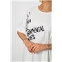 Футболка жіноча з принтом, колір молочний, 244R4001 244R4001 AGER фото - Luxbikini