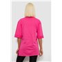 Футболка жіноча з принтом, колір рожевий, 244R2803 244R2803 AGER фото - Luxbikini