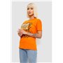 Футболка жіноча з принтом, колір помаранчевий, 244R2805 244R2805 AGER фото - Luxbikini