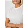 Футболка жіноча однотонна, колір білий, 129R8900 129R8900 AGER фото - Luxbikini