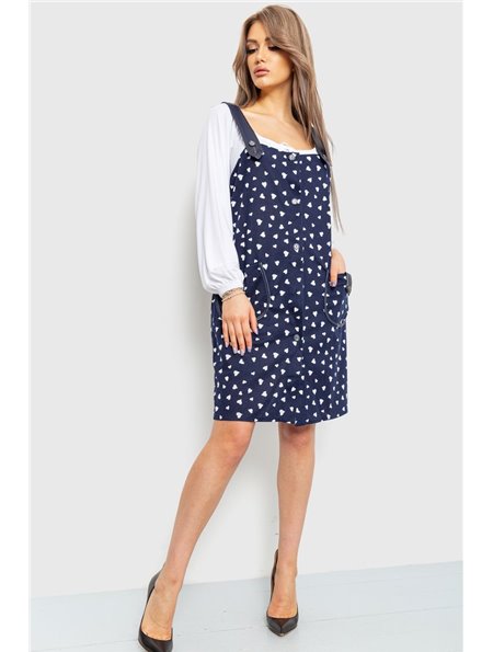 Сарафан жіночий, колір синьо-білий, 230R107-2 230R107-2 AGER фото - Luxbikini