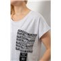 Футболка жіноча з принтом, колір сірий, 244R2412 244R2412 AGER фото - Luxbikini