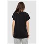 Футболка жіноча з принтом, колір чорний, 244R3001 244R3001 AGER фото - Luxbikini