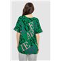 Футболка жіноча з принтом, колір зелений, 244R4002-1 244R4002-1 AGER фото - Luxbikini