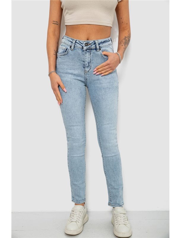 Джинси жіночі Americkan, колір блакитний, 244R00156 244R00156 AGER фото - Luxbikini
