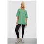 Футболка жіноча з принтом, колір зелений, 244R1031-5 244R1031-5 AGER фото - Luxbikini