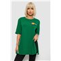 Футболка жіноча з принтом, колір зелений, 244R1031-5 244R1031-5 AGER фото - Luxbikini