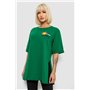 Футболка жіноча з принтом, колір зелений, 244R1031-5 244R1031-5 AGER фото - Luxbikini