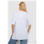 Футболка жіноча однотонна, колір білий, 244R1036-5 244R1036-5 AGER фото - Luxbikini